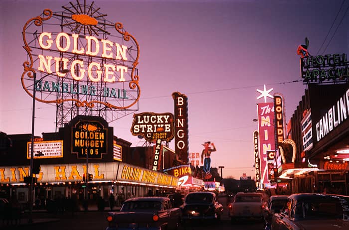 01 Jan 1958 | Fremont Street in Las Vegas