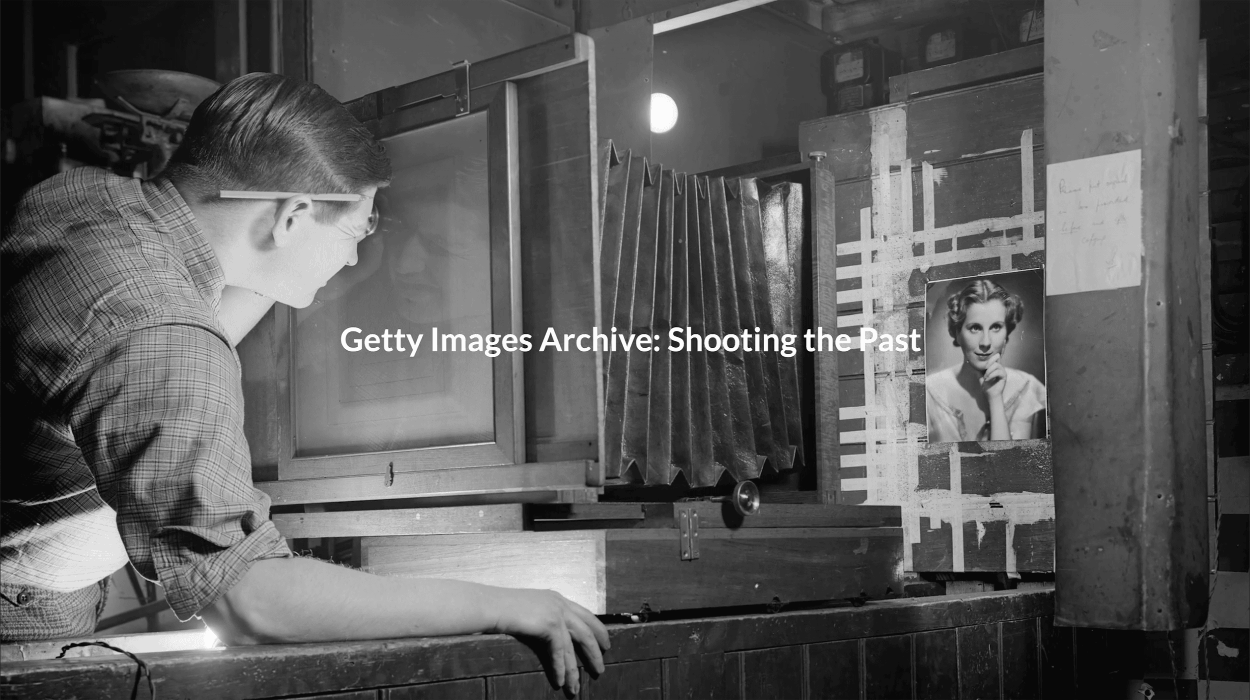Getty Images Archive video - The tech making digital history, screenshot.